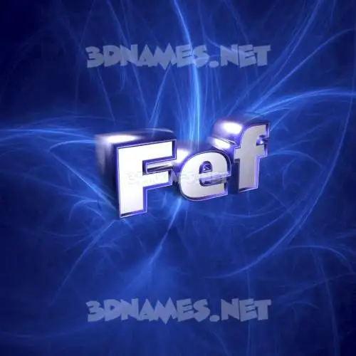 fef in Plasma style - 3D name wallpaper fef in Plasma style - 3D name wallpaper