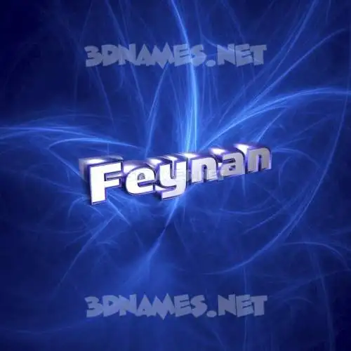 feynan in Plasma style - 3D name wallpaper