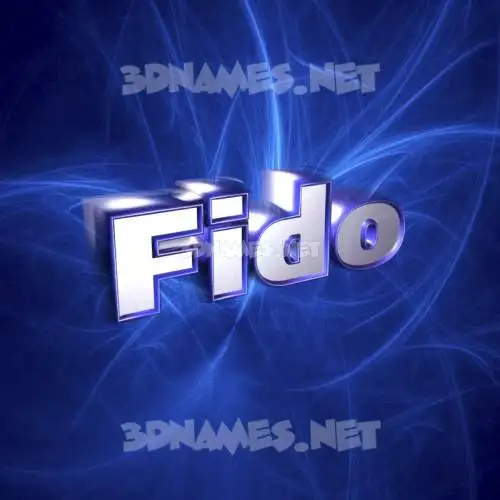 fido in Plasma style - 3D name wallpaper fido in Plasma style - 3D name wallpaper