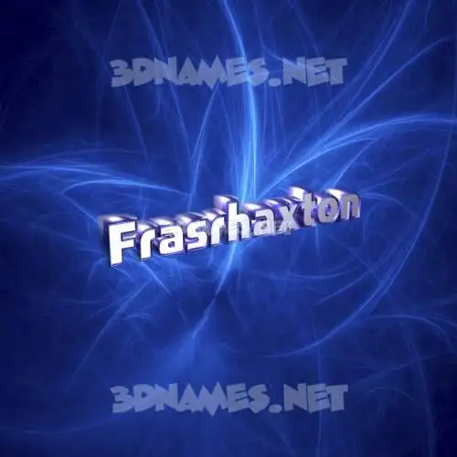 frasrhaxton in Plasma style - 3D name wallpaper frasrhaxton in Plasma style - 3D name wallpaper