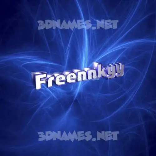 freennkyy in Plasma style - 3D name wallpaper freennkyy in Plasma style - 3D name wallpaper