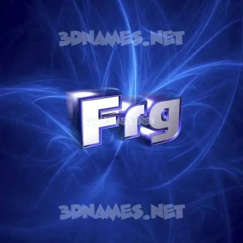 frg in Plasma style - 3D name wallpaper frg in Plasma style - 3D name wallpaper