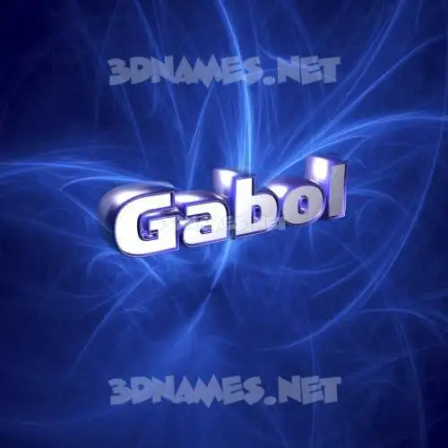 gabol in Plasma style - 3D name wallpaper gabol in Plasma style - 3D name wallpaper