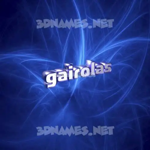 gairolas in Plasma style - 3D name wallpaper gairolas in Plasma style - 3D name wallpaper