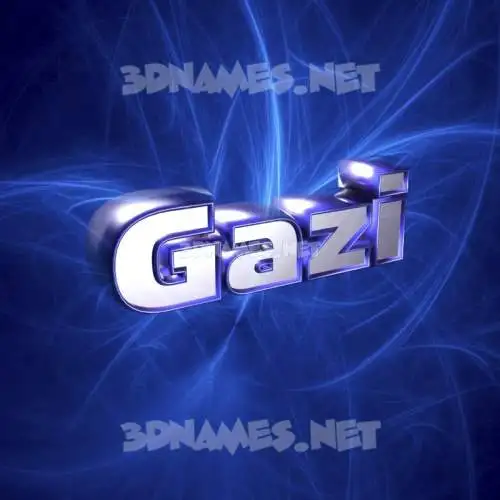 gazi in Plasma style - 3D name wallpaper gazi in Plasma style - 3D name wallpaper