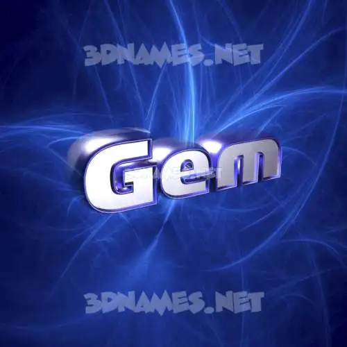 gem in Plasma style - 3D name wallpaper gem in Plasma style - 3D name wallpaper