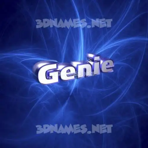 genie in Plasma style - 3D name wallpaper genie in Plasma style - 3D name wallpaper