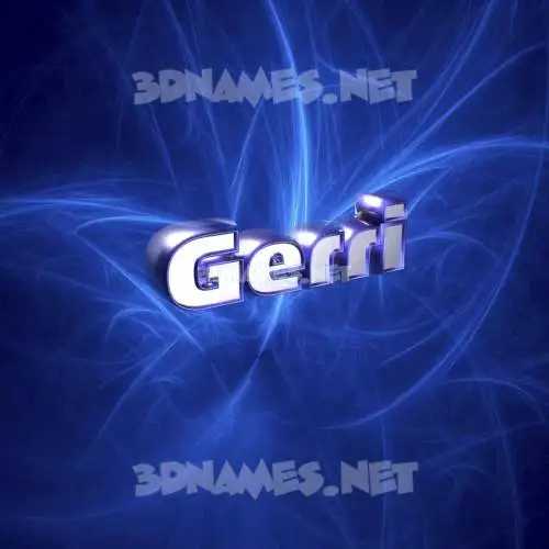gerri in Plasma style - 3D name wallpaper gerri in Plasma style - 3D name wallpaper