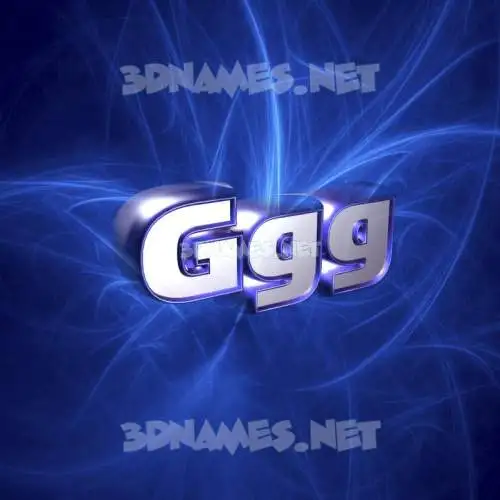 ggg in Plasma style - 3D name wallpaper ggg in Plasma style - 3D name wallpaper