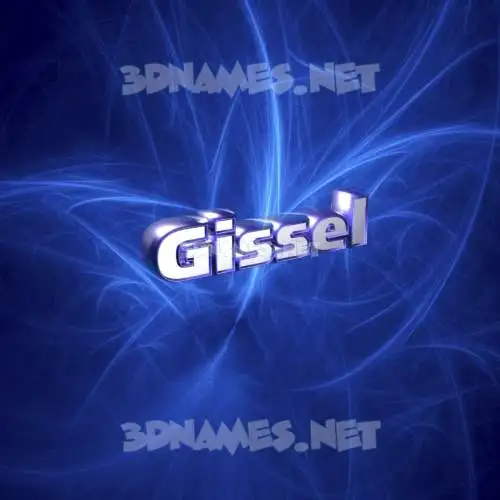 gissel in Plasma style - 3D name wallpaper