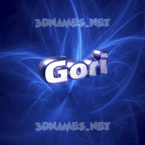 gori in Plasma style - 3D name wallpaper gori in Plasma style - 3D name wallpaper