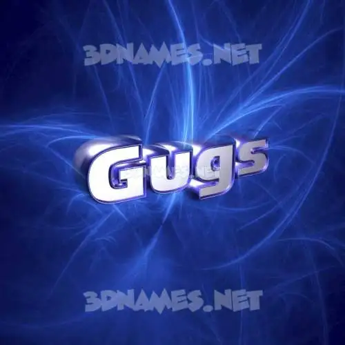 gugs in Plasma style - 3D name wallpaper gugs in Plasma style - 3D name wallpaper