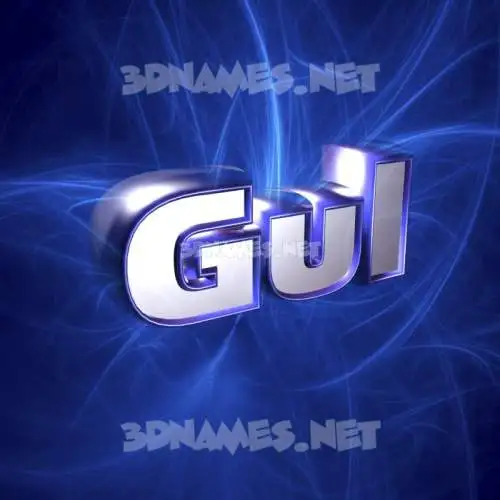 gul in Plasma style - 3D name wallpaper gul in Plasma style - 3D name wallpaper