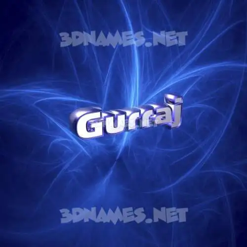 gurraj in Plasma style - 3D name wallpaper