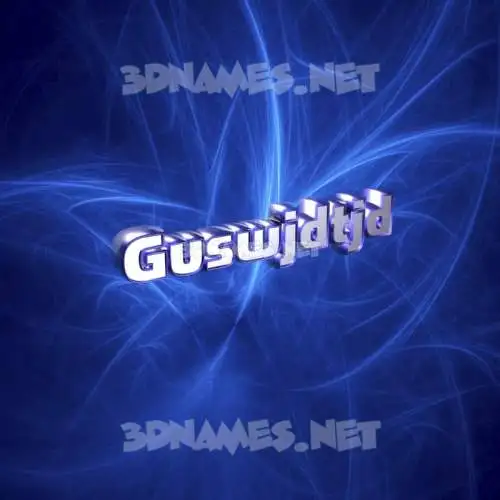 guswjdtjd in Plasma style - 3D name wallpaper
