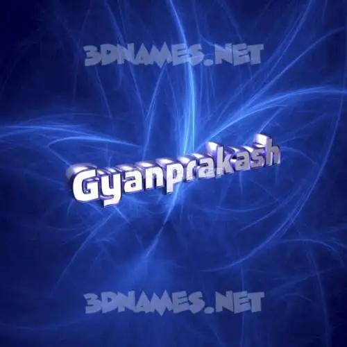 gyanprakash in Plasma style - 3D name wallpaper