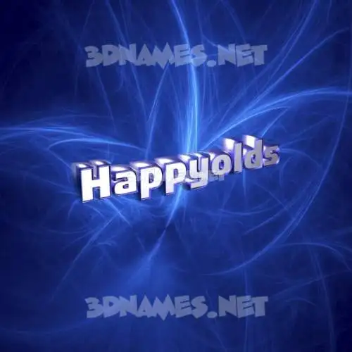 happyolds in Plasma style - 3D name wallpaper happyolds in Plasma style - 3D name wallpaper