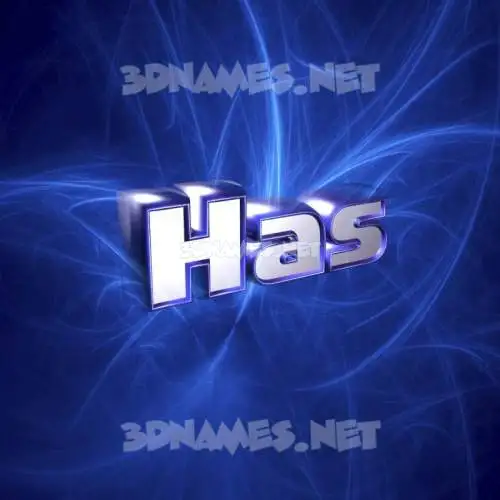 has in Plasma style - 3D name wallpaper has in Plasma style - 3D name wallpaper