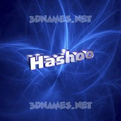hashoo in Plasma style - 3D name wallpaper hashoo in Plasma style - 3D name wallpaper