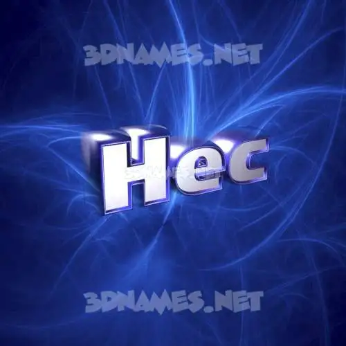 hec in Plasma style - 3D name wallpaper hec in Plasma style - 3D name wallpaper