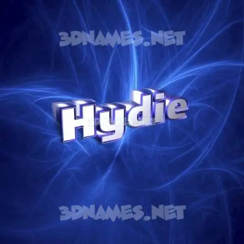 hydie in Plasma style - 3D name wallpaper hydie in Plasma style - 3D name wallpaper