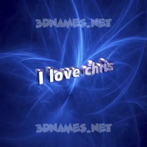 i love chris in Plasma style - 3D name wallpaper i love chris in Plasma style - 3D name wallpaper