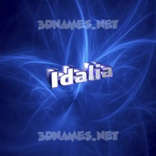 idalia in Plasma style - 3D name wallpaper idalia in Plasma style - 3D name wallpaper