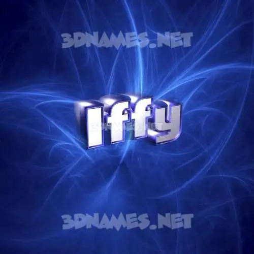 iffy in Plasma style - 3D name wallpaper iffy in Plasma style - 3D name wallpaper