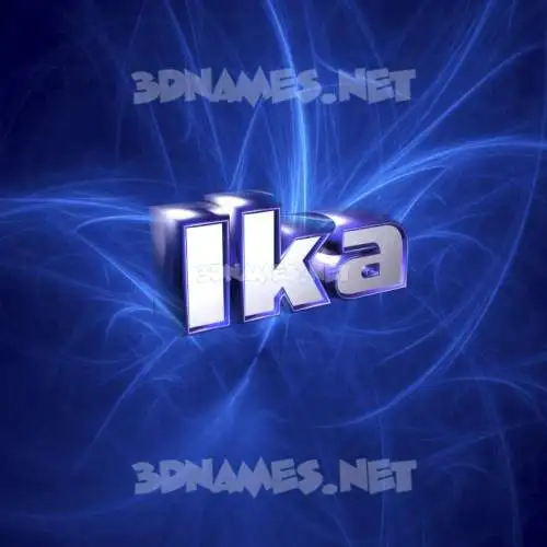 ika in Plasma style - 3D name wallpaper ika in Plasma style - 3D name wallpaper