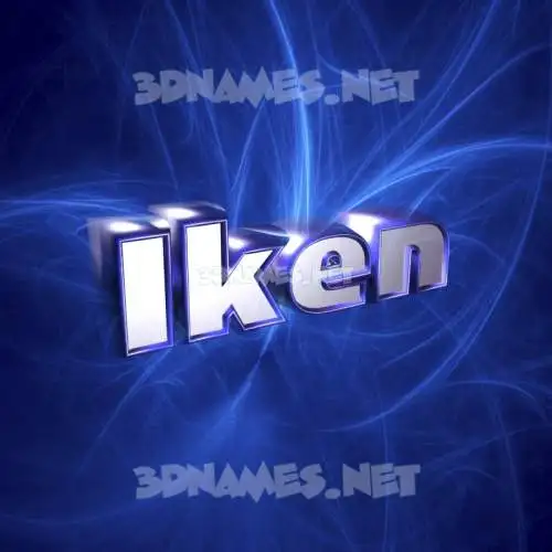 iken in Plasma style - 3D name wallpaper iken in Plasma style - 3D name wallpaper