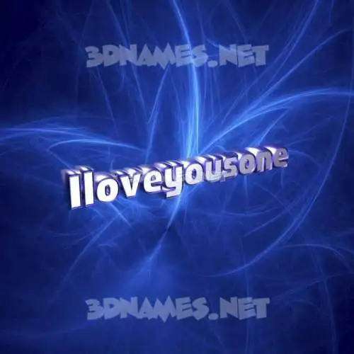 iloveyousone in Plasma style - 3D name wallpaper iloveyousone in Plasma style - 3D name wallpaper