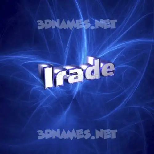 irade in Plasma style - 3D name wallpaper irade in Plasma style - 3D name wallpaper