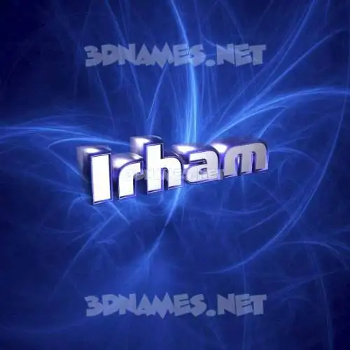 irham in Plasma style - 3D name wallpaper irham in Plasma style - 3D name wallpaper