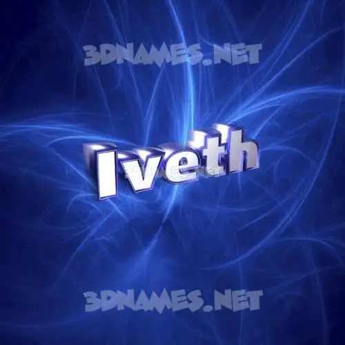 iveth in Plasma style - 3D name wallpaper iveth in Plasma style - 3D name wallpaper