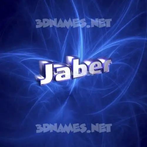 jaber in Plasma style - 3D name wallpaper jaber in Plasma style - 3D name wallpaper