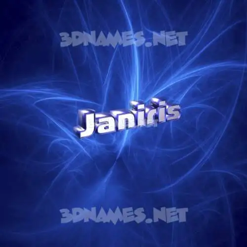 janiris in Plasma style - 3D name wallpaper janiris in Plasma style - 3D name wallpaper