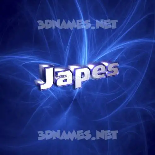 japes in Plasma style - 3D name wallpaper japes in Plasma style - 3D name wallpaper