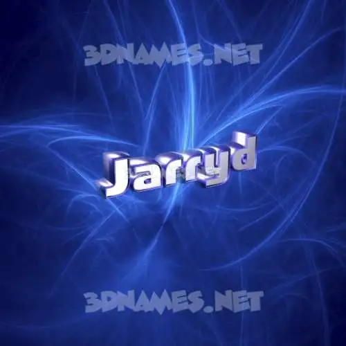 jarryd in Plasma style - 3D name wallpaper