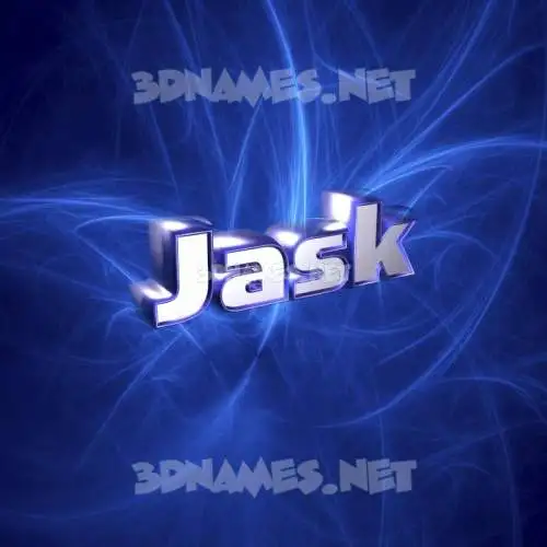 jask in Plasma style - 3D name wallpaper jask in Plasma style - 3D name wallpaper