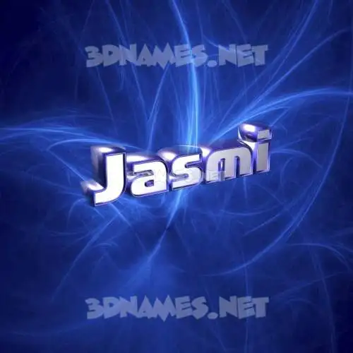 jasmi in Plasma style - 3D name wallpaper jasmi in Plasma style - 3D name wallpaper