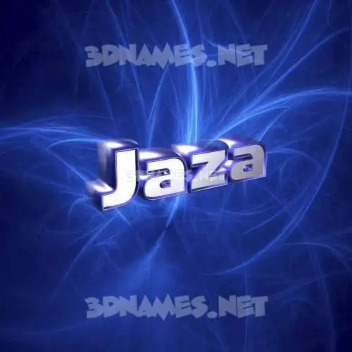 jaza in Plasma style - 3D name wallpaper jaza in Plasma style - 3D name wallpaper