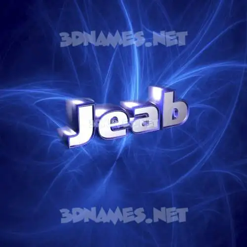 jeab in Plasma style - 3D name wallpaper jeab in Plasma style - 3D name wallpaper