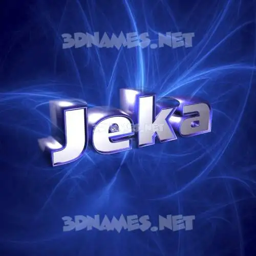 jeka in Plasma style - 3D name wallpaper jeka in Plasma style - 3D name wallpaper