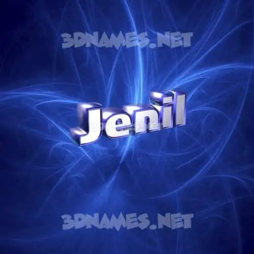 jenil in Plasma style - 3D name wallpaper jenil in Plasma style - 3D name wallpaper