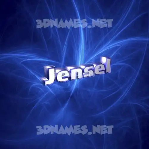 jensel in Plasma style - 3D name wallpaper jensel in Plasma style - 3D name wallpaper