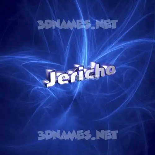 jericho in Plasma style - 3D name wallpaper jericho in Plasma style - 3D name wallpaper