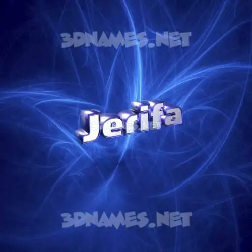 jerifa in Plasma style - 3D name wallpaper jerifa in Plasma style - 3D name wallpaper