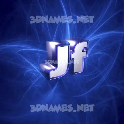 jf in Plasma style - 3D name wallpaper jf in Plasma style - 3D name wallpaper