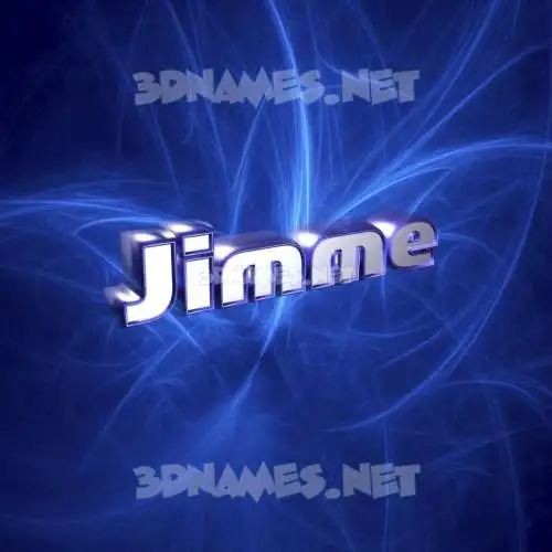 jimme in Plasma style - 3D name wallpaper