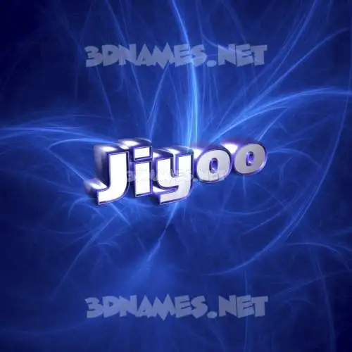 jiyoo in Plasma style - 3D name wallpaper jiyoo in Plasma style - 3D name wallpaper